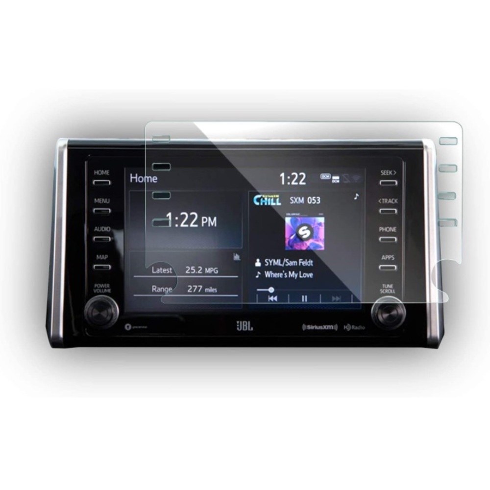 Center Touch Control Screen Protector for 2020 2021 RAV4 8INCH 8HOLES